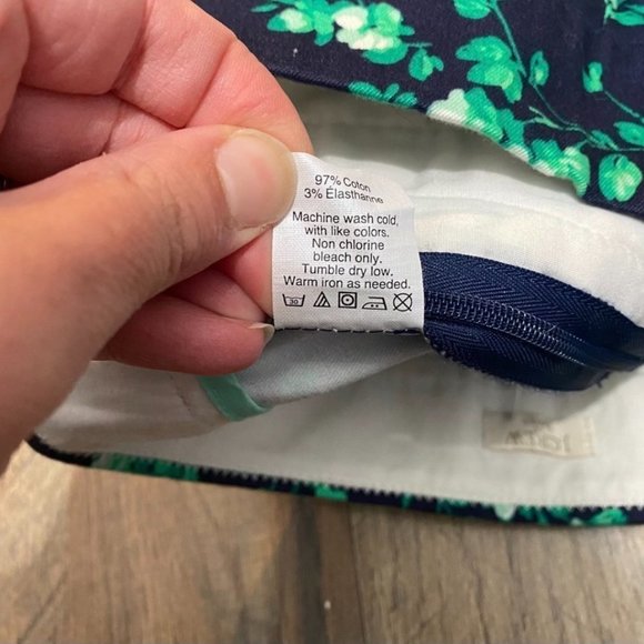 NWT J. Crew 4" Printed Stretch Chino Short Size 0 - Picture 5 of 9